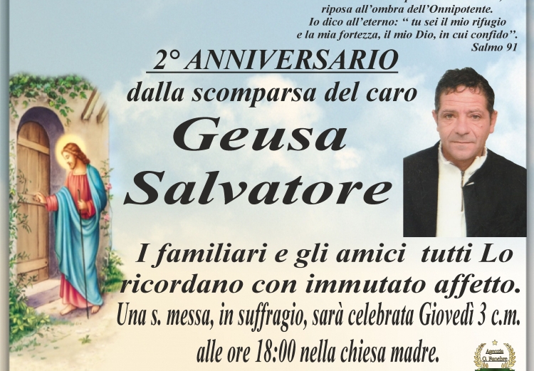 2 anniversario geusa salvatore